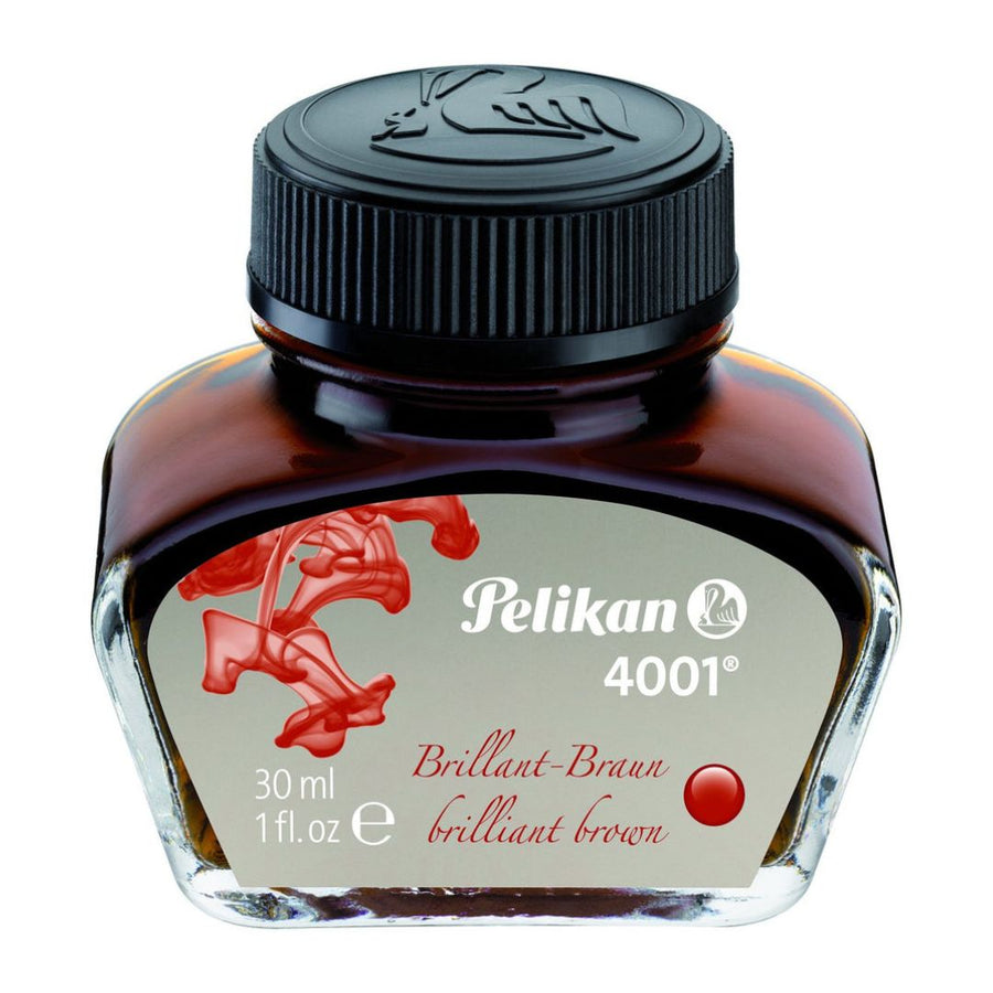 Pelikan 4001 Fountain Pen Ink – Brilliant Brown