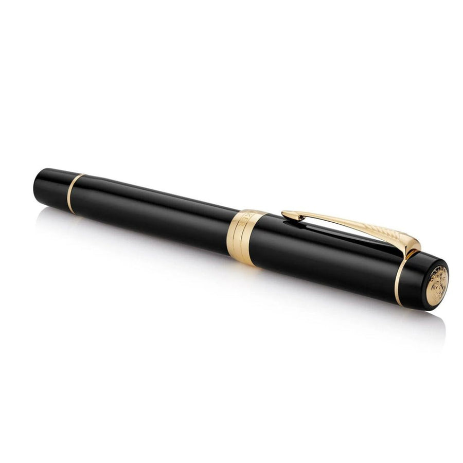 Parker Duofold Classic Black GT Fountain Pen – Medium Nib