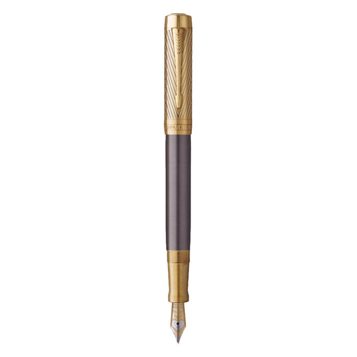 Parker Premium Duofold Pioneers Collection GT Fountain Pen – Medium Nib (Limited Edition)