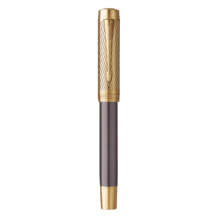 Parker Premium Duofold Pioneers Collection GT Fountain Pen – Medium Nib (Limited Edition)