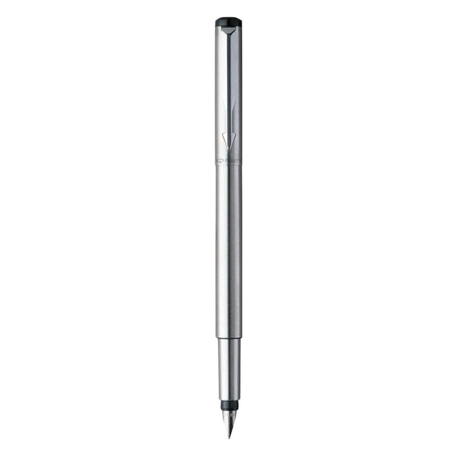 Parker Vector Stainless Steel CT Fountain Pen – Steel Nib