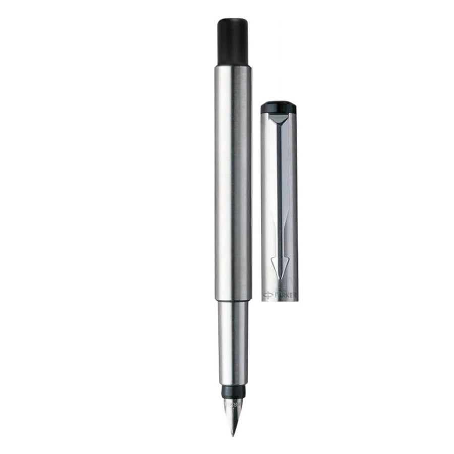 Parker Vector Stainless Steel CT Fountain Pen – Steel Nib