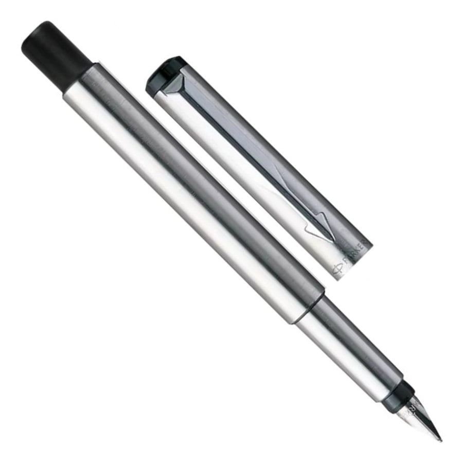 Parker Vector Stainless Steel CT Fountain Pen – Steel Nib