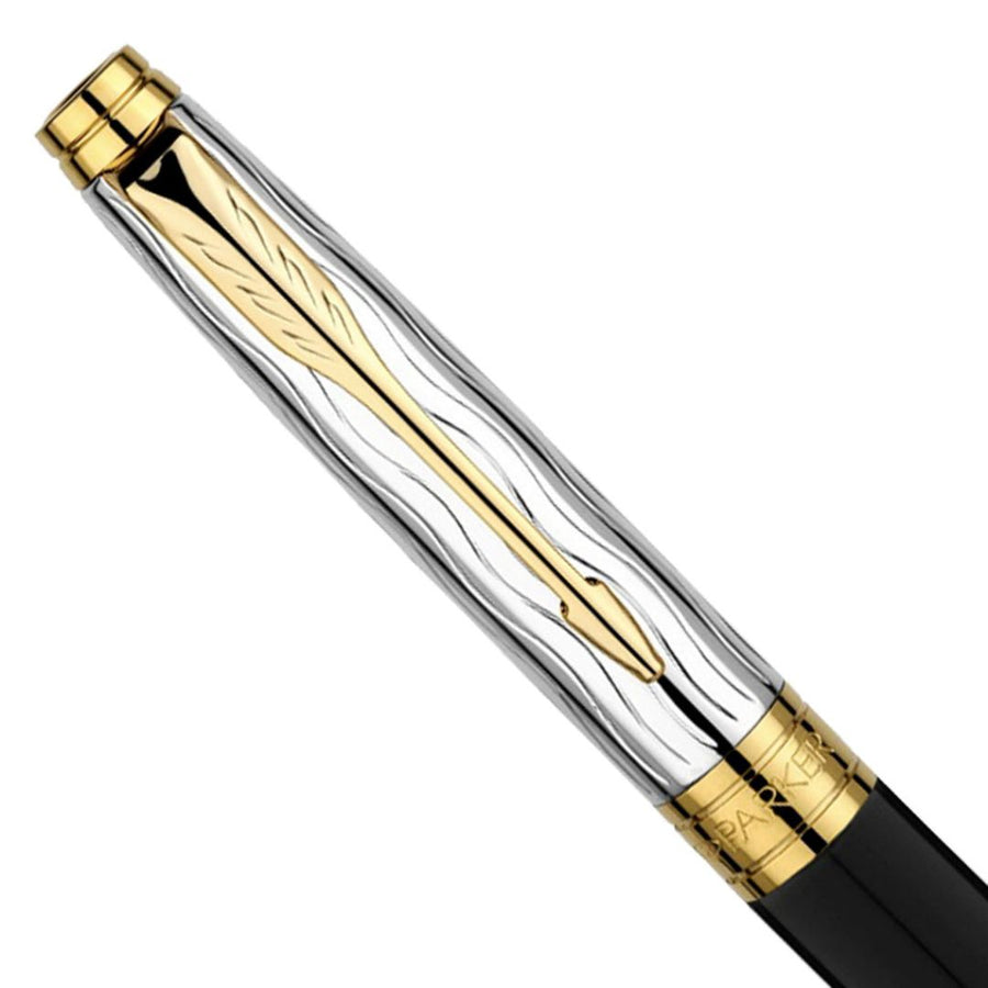 Parker Premium Aster Essential Black/Chrome GT Roller Ball Pen