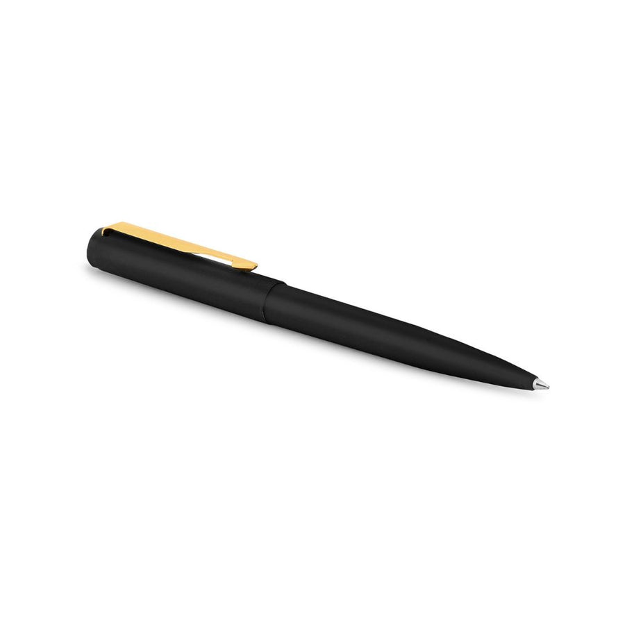 Parker Vector Matte Black Ballpoint Pen with Gold Trim