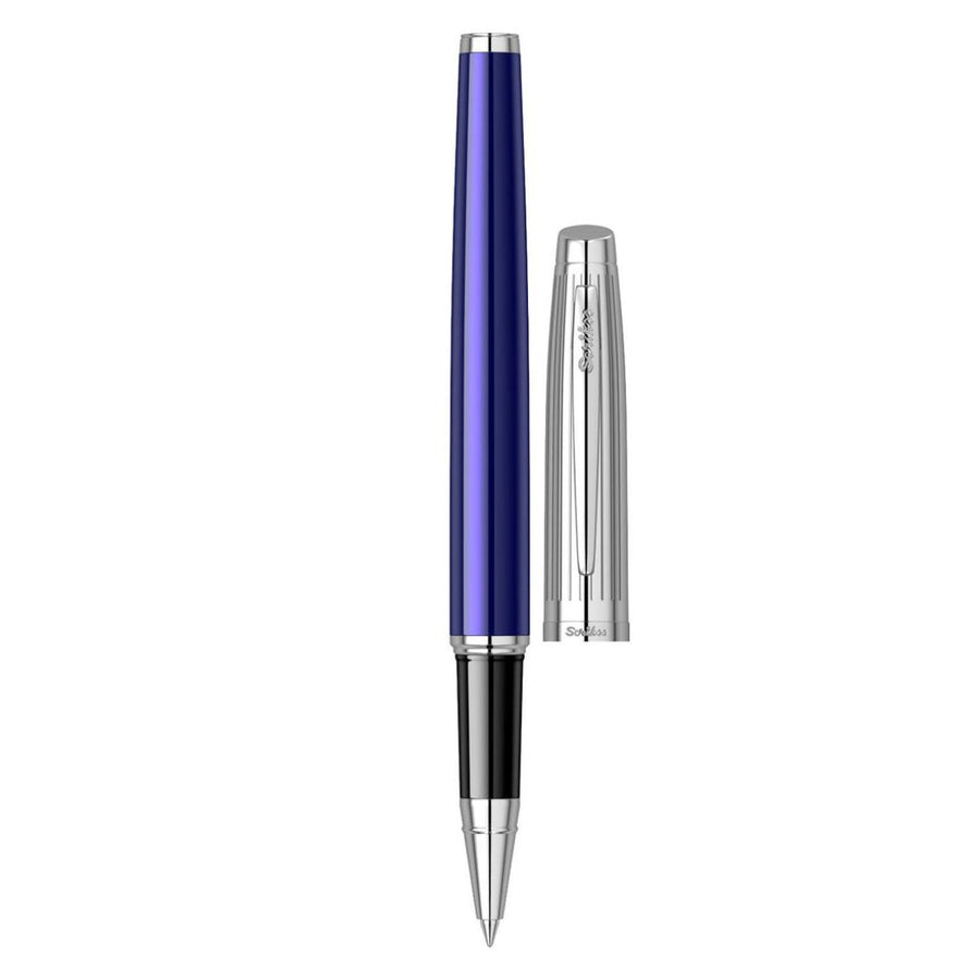 Scrikss Oscar 39 Blue Chrome CT Roller Ball Pen