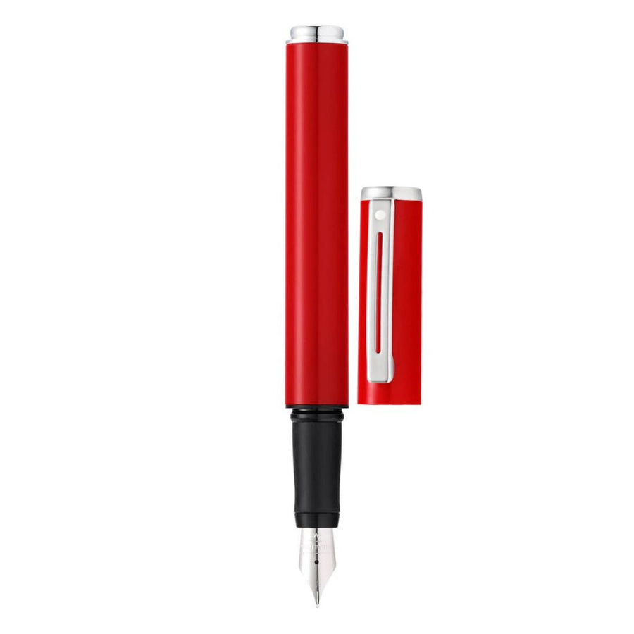 Sheaffer Pop Red CT Fountain Pen with Chrome Trim