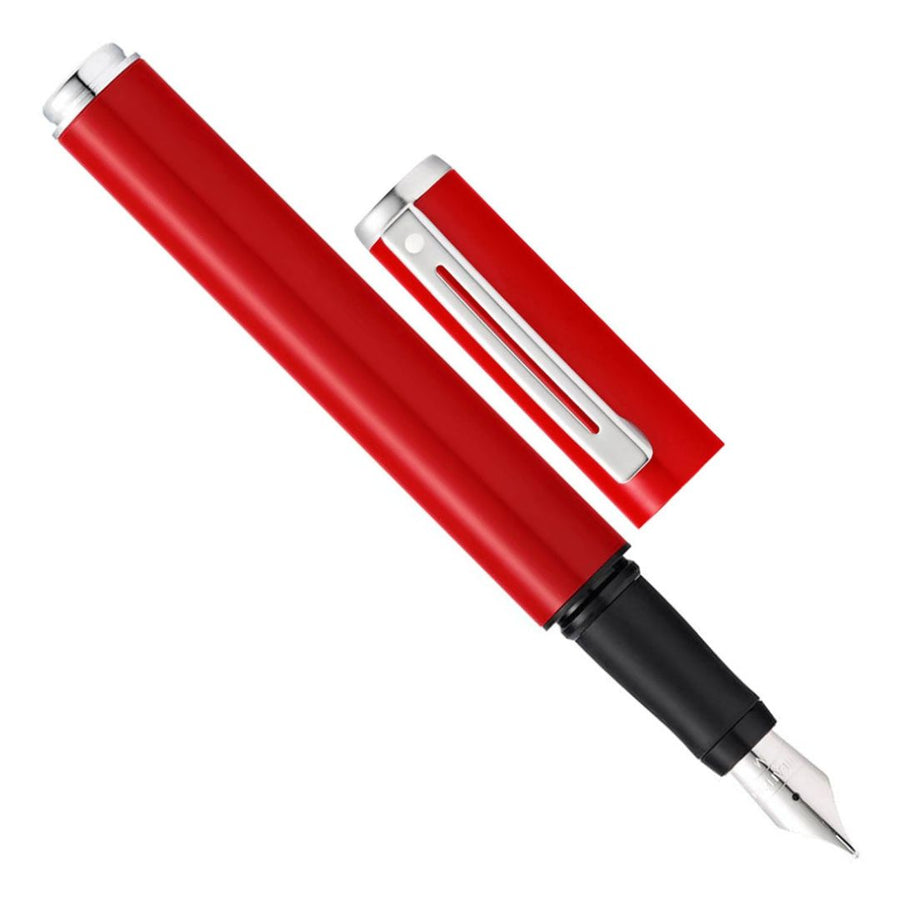 Sheaffer Pop Red CT Fountain Pen with Chrome Trim