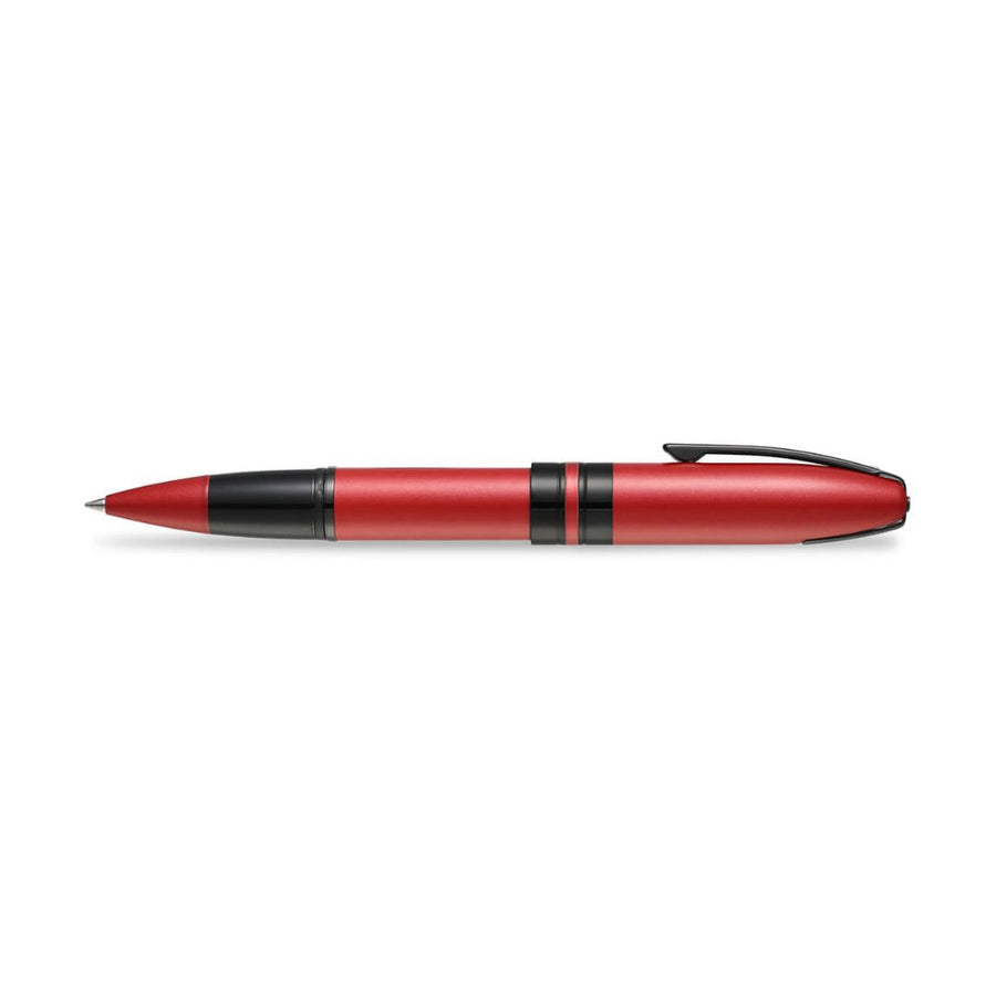 Sheaffer 9111 Icon Rollerball Pen – Metallic Red with Glossy Black PVD Trim
