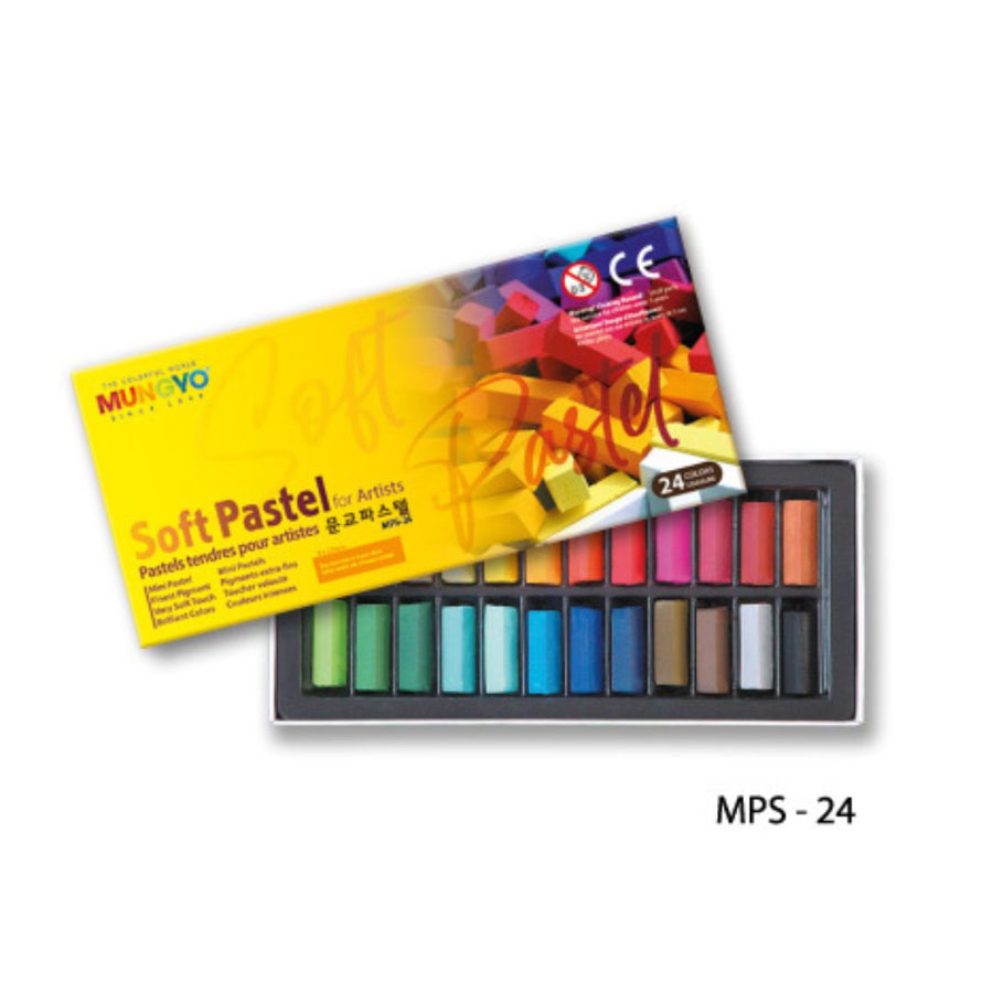 Mungyo Soft Pastel for Artists – Set of 24 Colours