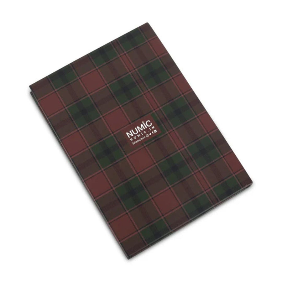 Numic Sequence Notebook – Ruled (Design 1.11 Plaid Pattern)