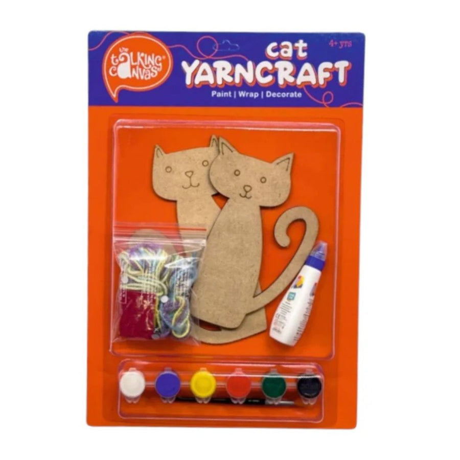 The Talking Canvas Cat Yarncraft Kit