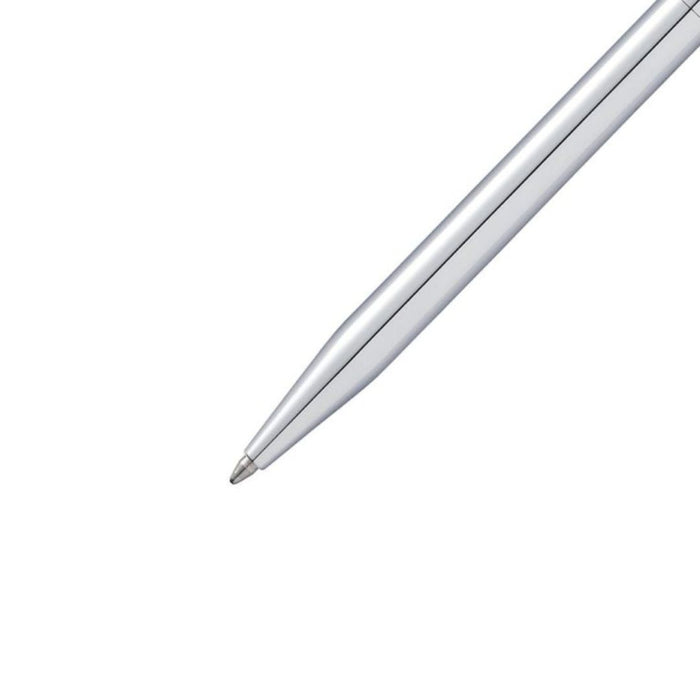 Cross Click Tuxedo Chrome Ballpoint Pen with Black Trim