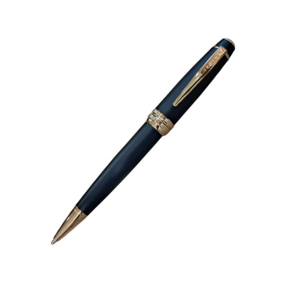 Cross Bailey Matte Black Lacquer Ballpoint Pen with Gold-Tone Trim