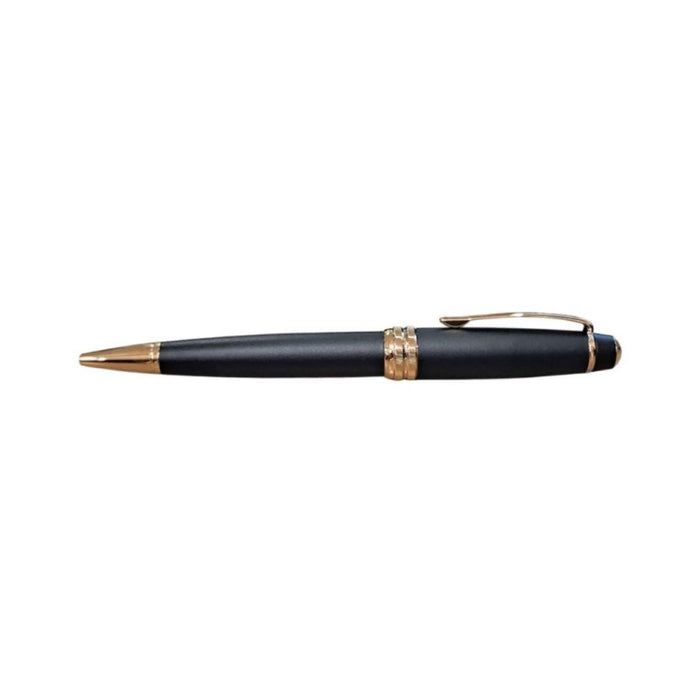 Cross Bailey Matte Black Lacquer Ballpoint Pen with Gold-Tone Trim