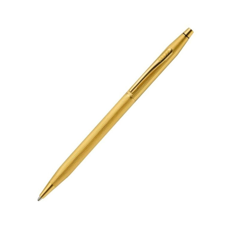 Cross Classic Century 23KT Gold-Plated Engraved Diamond Pattern Ballpoint Pen