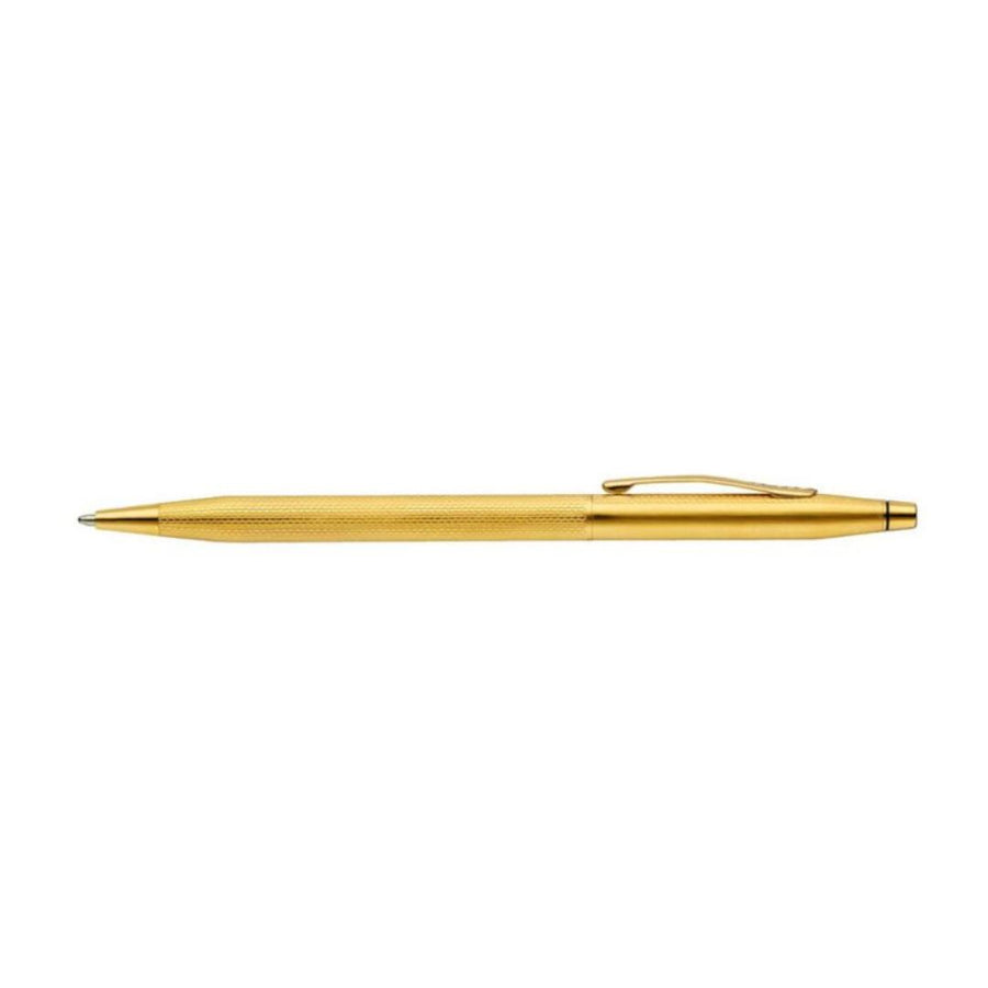 Cross Classic Century 23KT Gold-Plated Engraved Diamond Pattern Ballpoint Pen