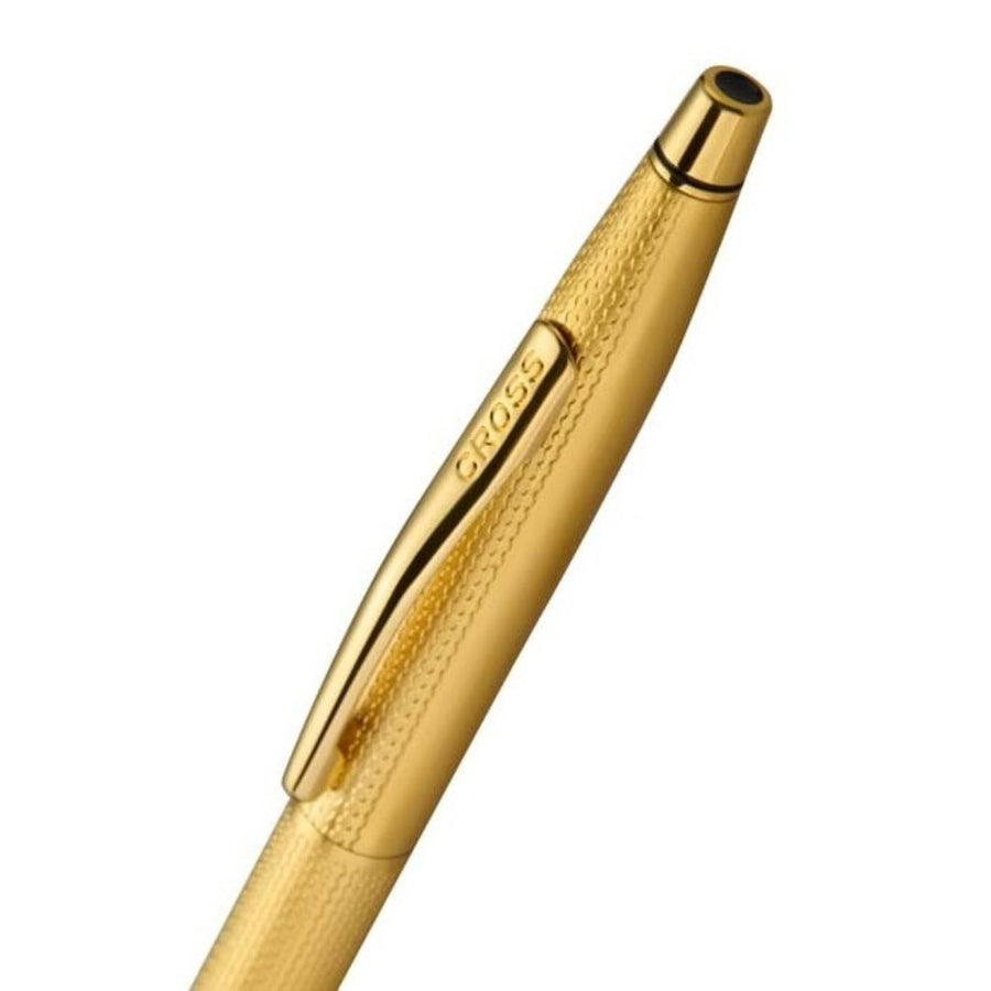 Cross Classic Century 23KT Gold-Plated Engraved Diamond Pattern Ballpoint Pen