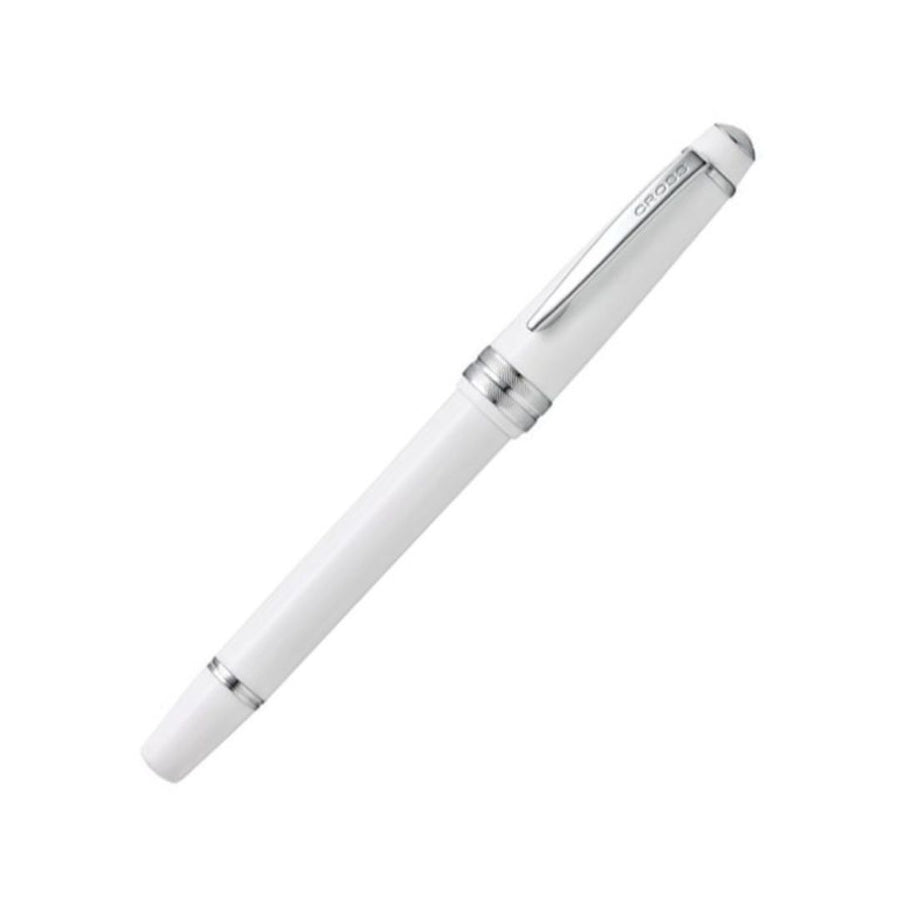 Cross Bailey Light Polished White Resin CT Fountain Pen – Medium Nib