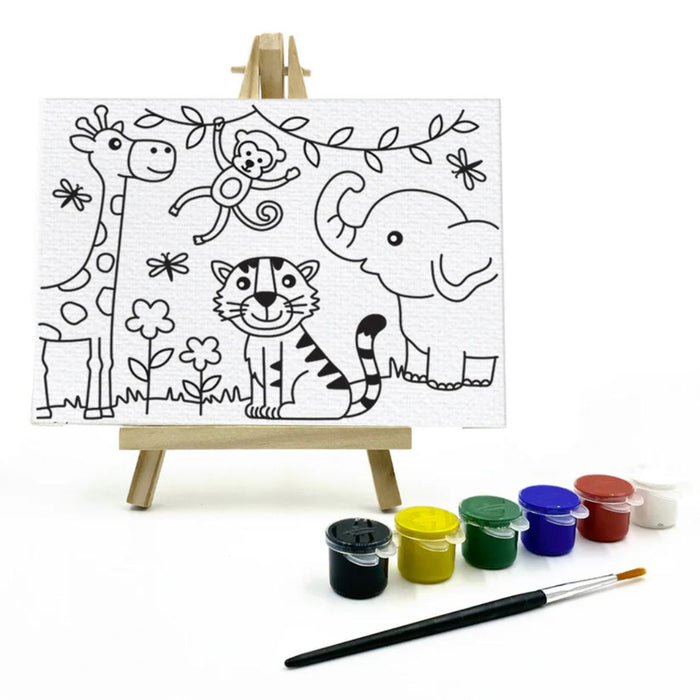 The Talking Canvas Painting Kit for Kids – Wild Animals Theme