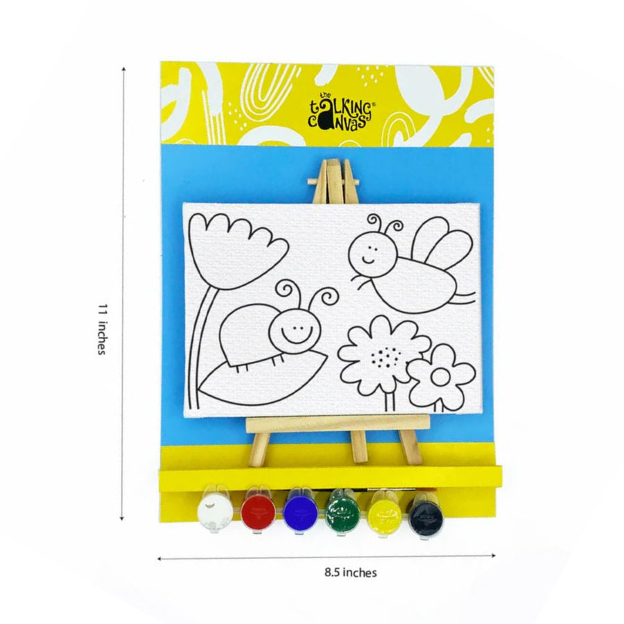The Talking Canvas Garden Canvas Painting Kit