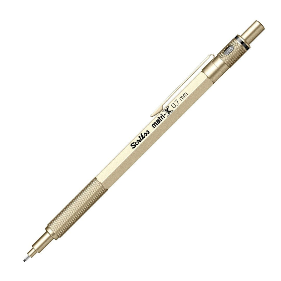 Scrikss Matri-X 0.7mm Mechanical Pencil – Metallic Gold