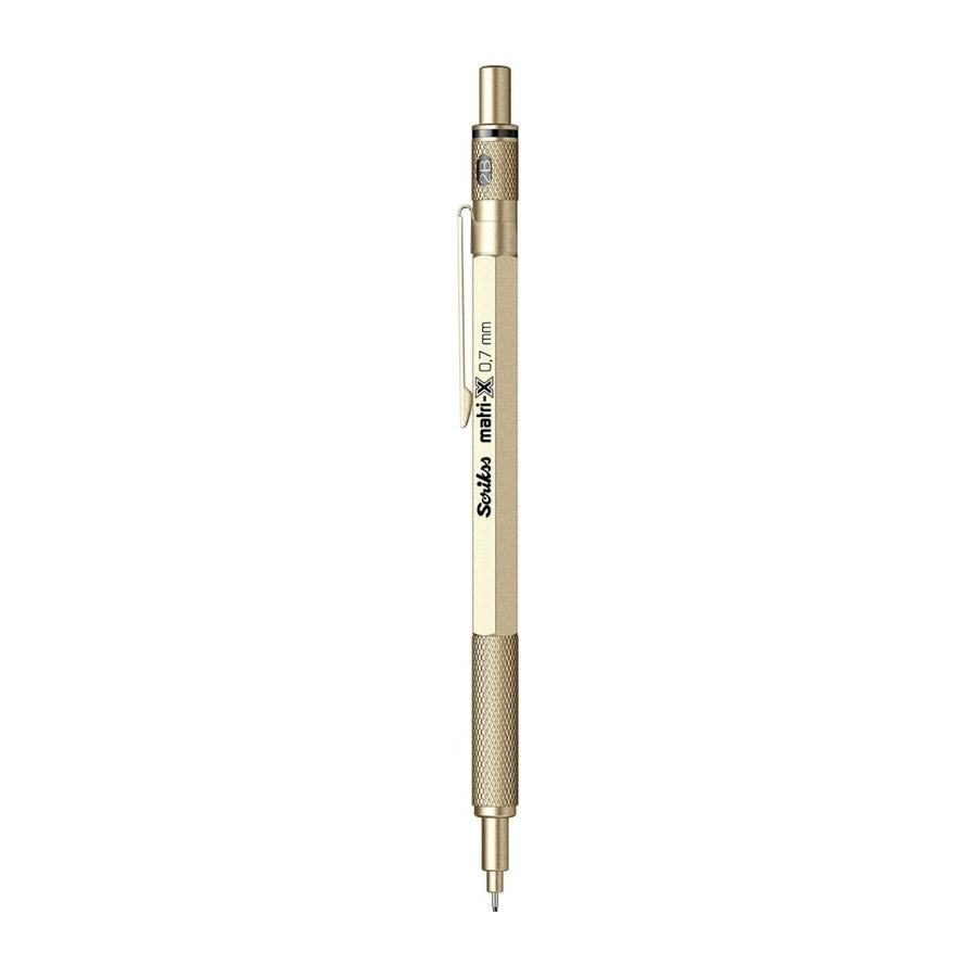 Scrikss Matri-X 0.7mm Mechanical Pencil – Metallic Gold