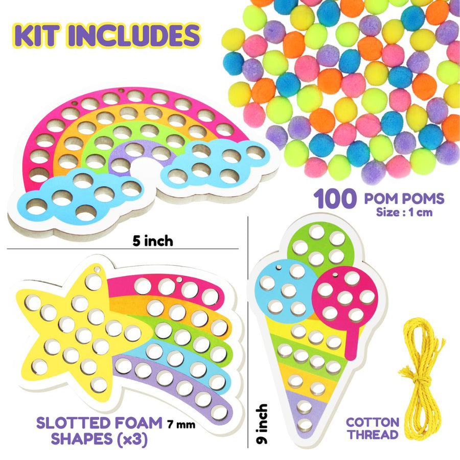 Kalakaram Pom Pop Creations DIY Craft Kit