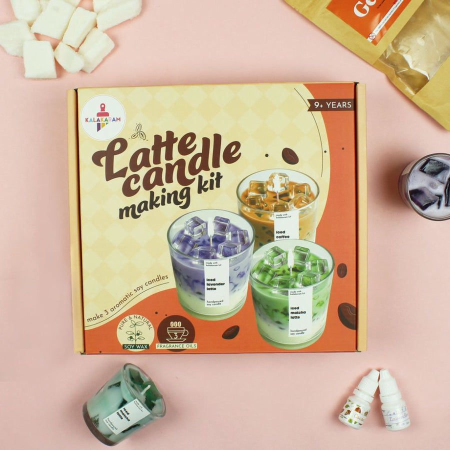 Kalakaram Latte Candle Making Kit
