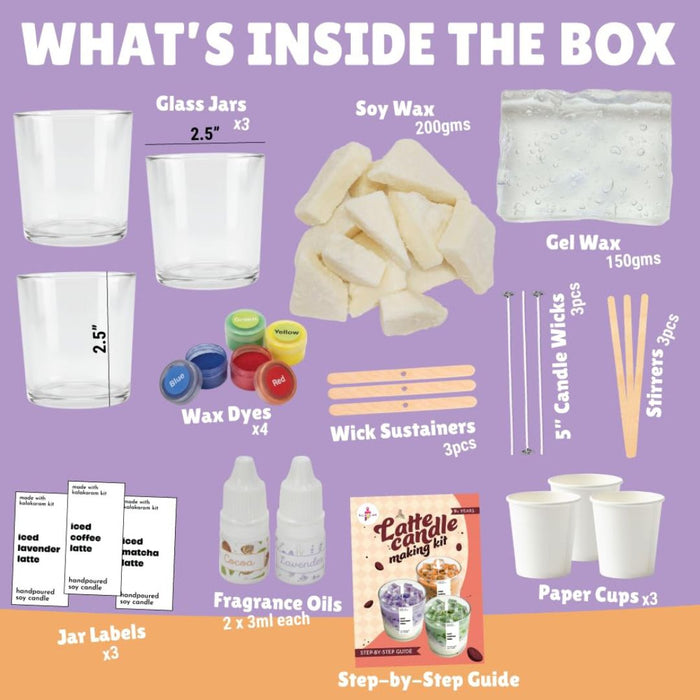Kalakaram Latte Candle Making Kit