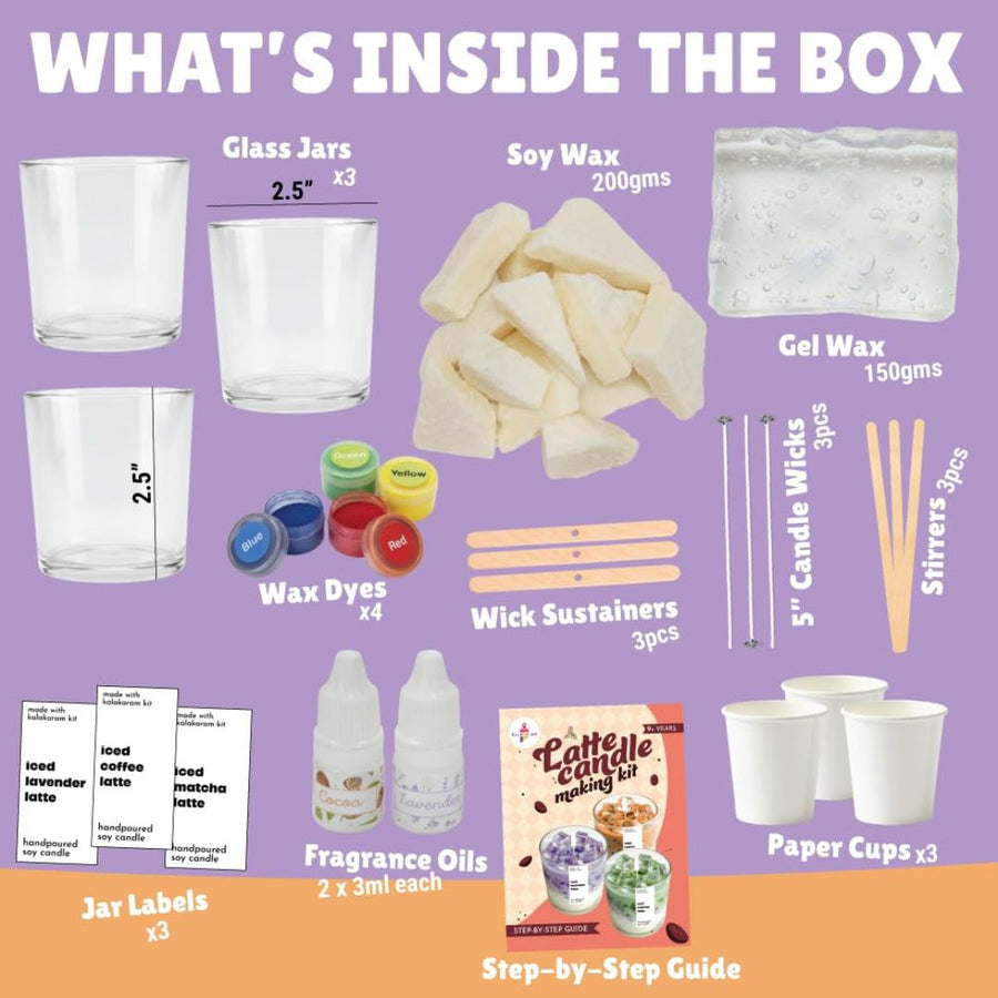 Kalakaram Latte Candle Making Kit