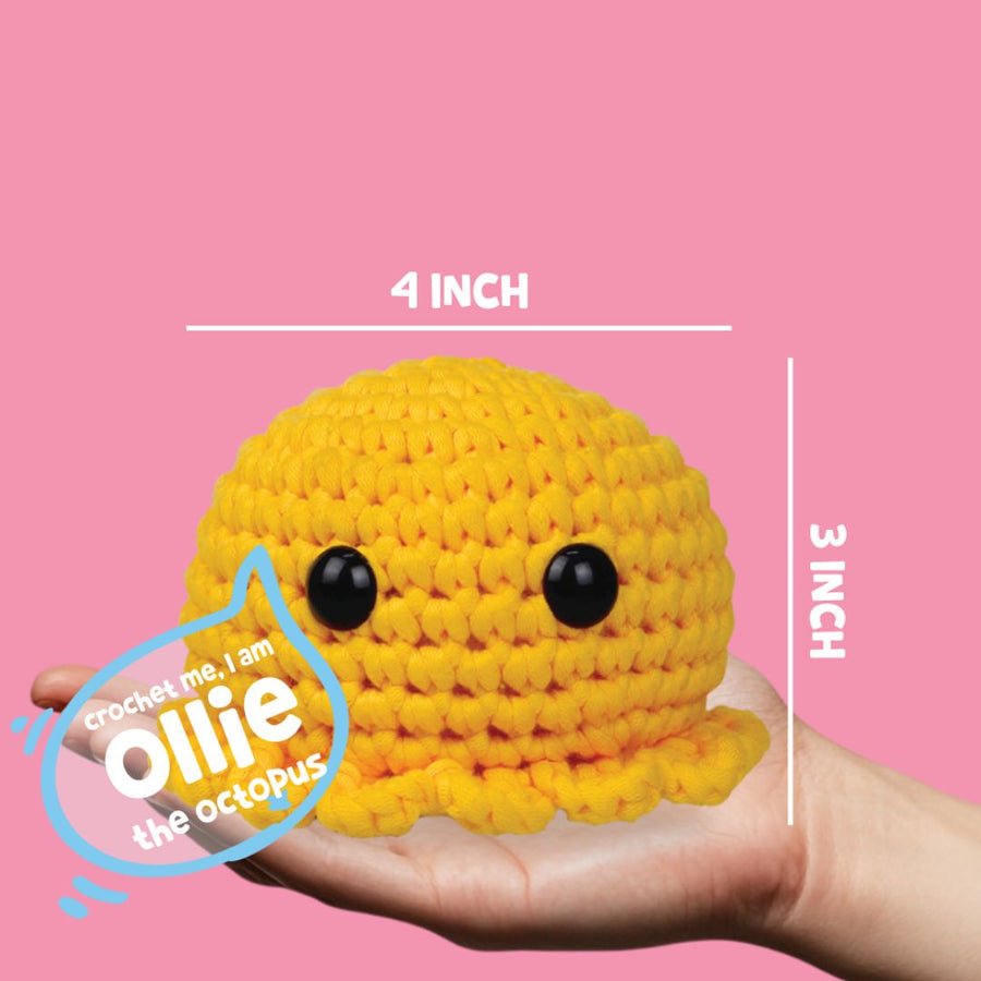 Kalakaram Crochet Cuddly Critters Amigurumi Kit - Octopus