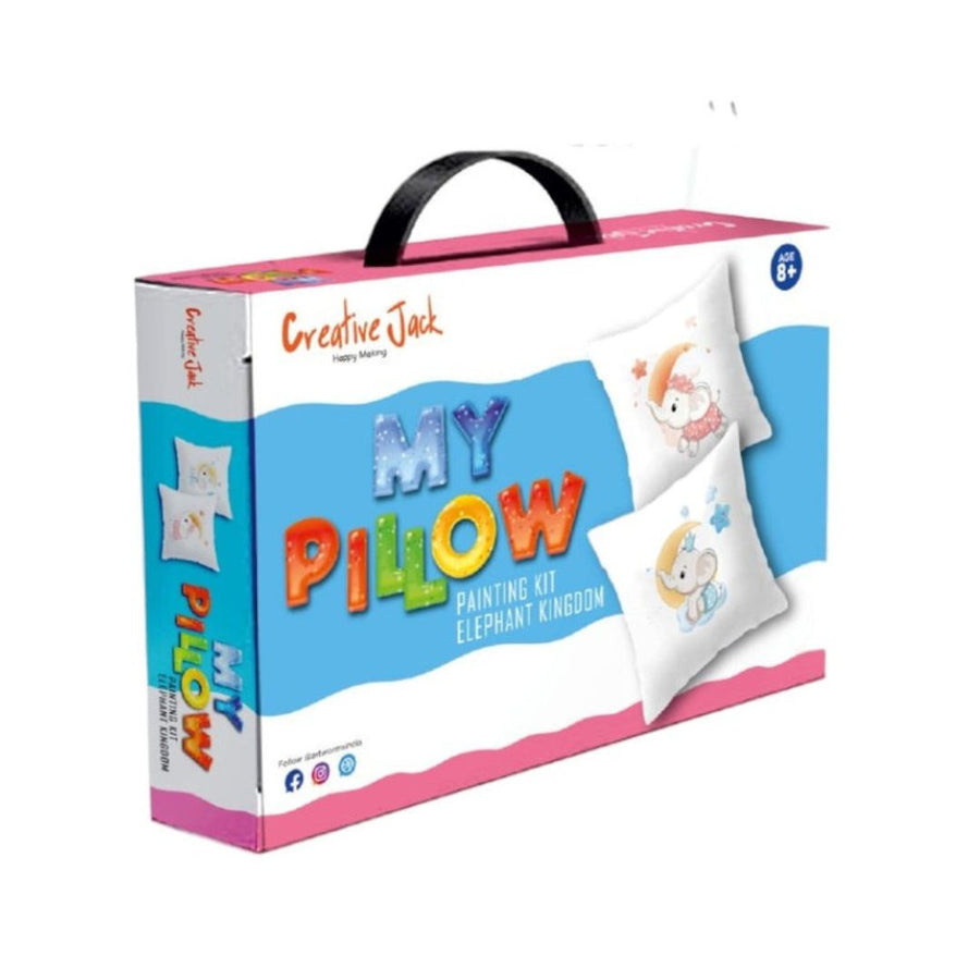 Creative Jack My Pillow Painting Kit for Kids – Elephant Kingdom
