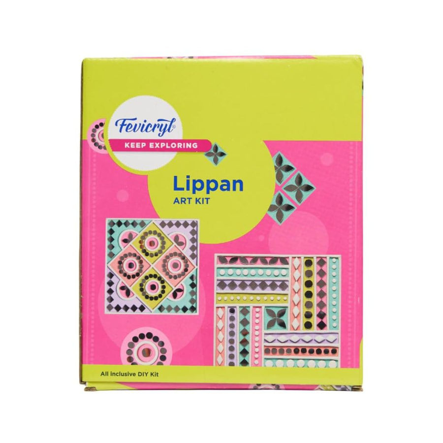 Fevicryl Lippan Mini Art Kit – DIY Mirror Work Wall Art