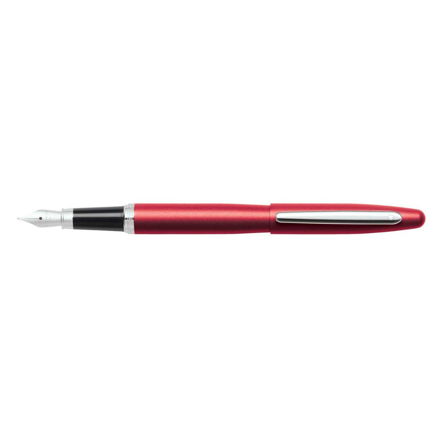 Sheaffer 9403 VFM Fountain Pen (Medium) – Excessive Red with Chrome Trim