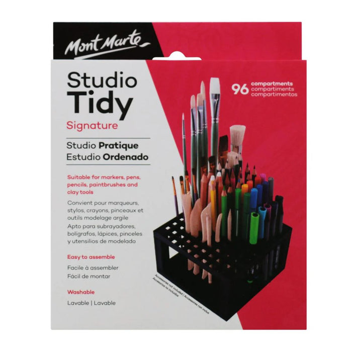 Mont Marte Studio Tidy Signature – 96 Compartments Art Storage Organizer