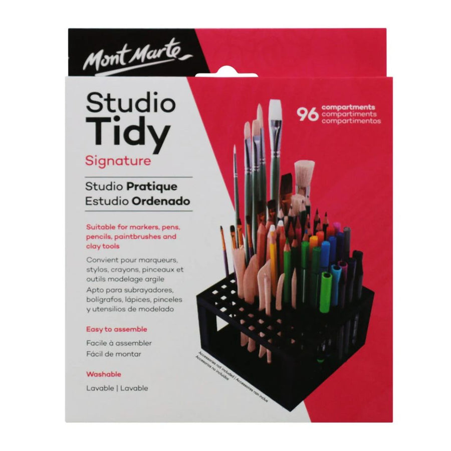 Mont Marte Studio Tidy Signature – 96 Compartments Art Storage Organizer