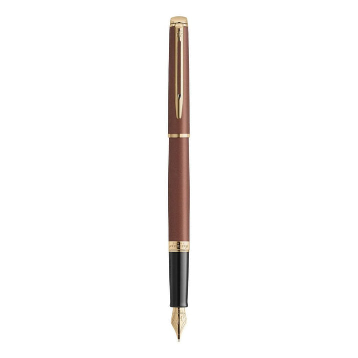 Waterman Hemisphere Metallic Copper GT Fountain Pen – Gold Plated Trim