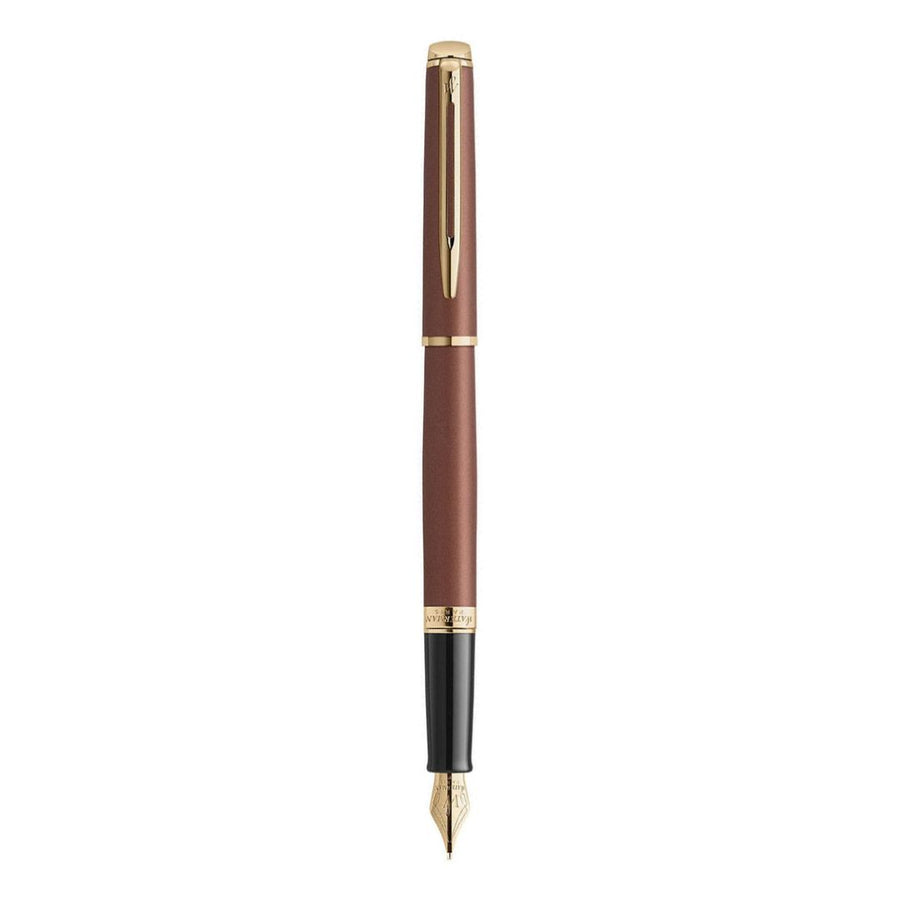 Waterman Hemisphere Metallic Copper GT Fountain Pen – Gold Plated Trim