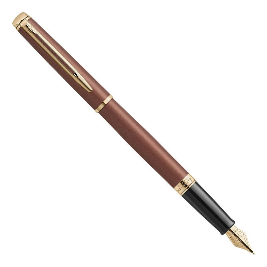 Waterman Hemisphere Metallic Copper GT Fountain Pen – Gold Plated Trim