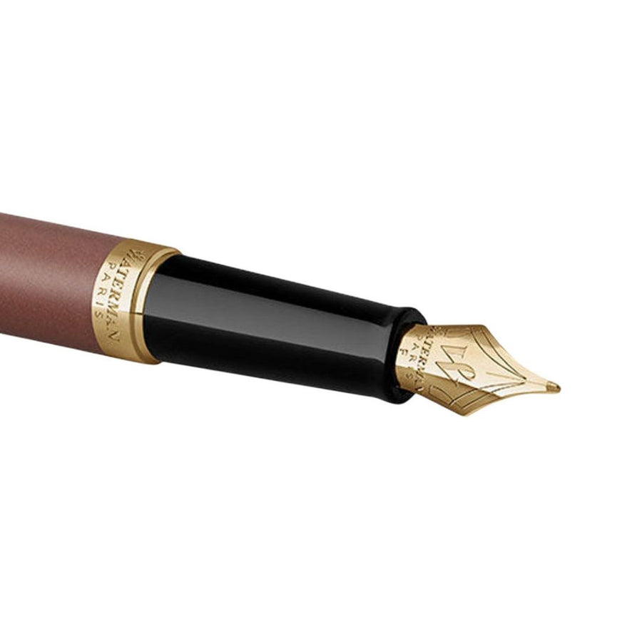 Waterman Hemisphere Metallic Copper GT Fountain Pen – Gold Plated Trim