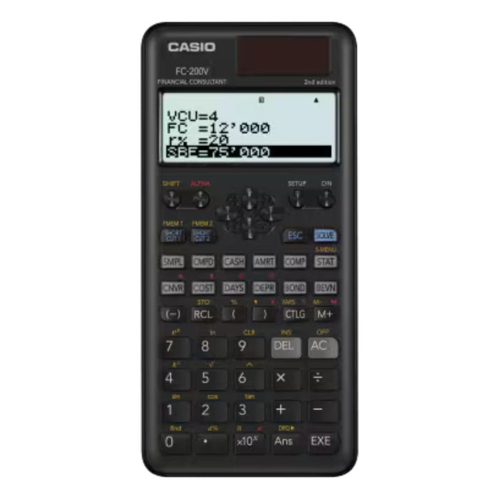 Casio FC-200V Financial Calculator