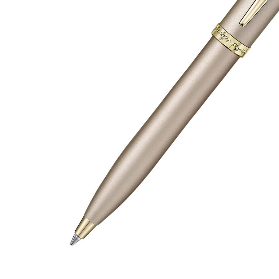 Sheaffer 100 Emily in Paris 9377 Champagne Gold Ballpoint Pen – Champagne Gold