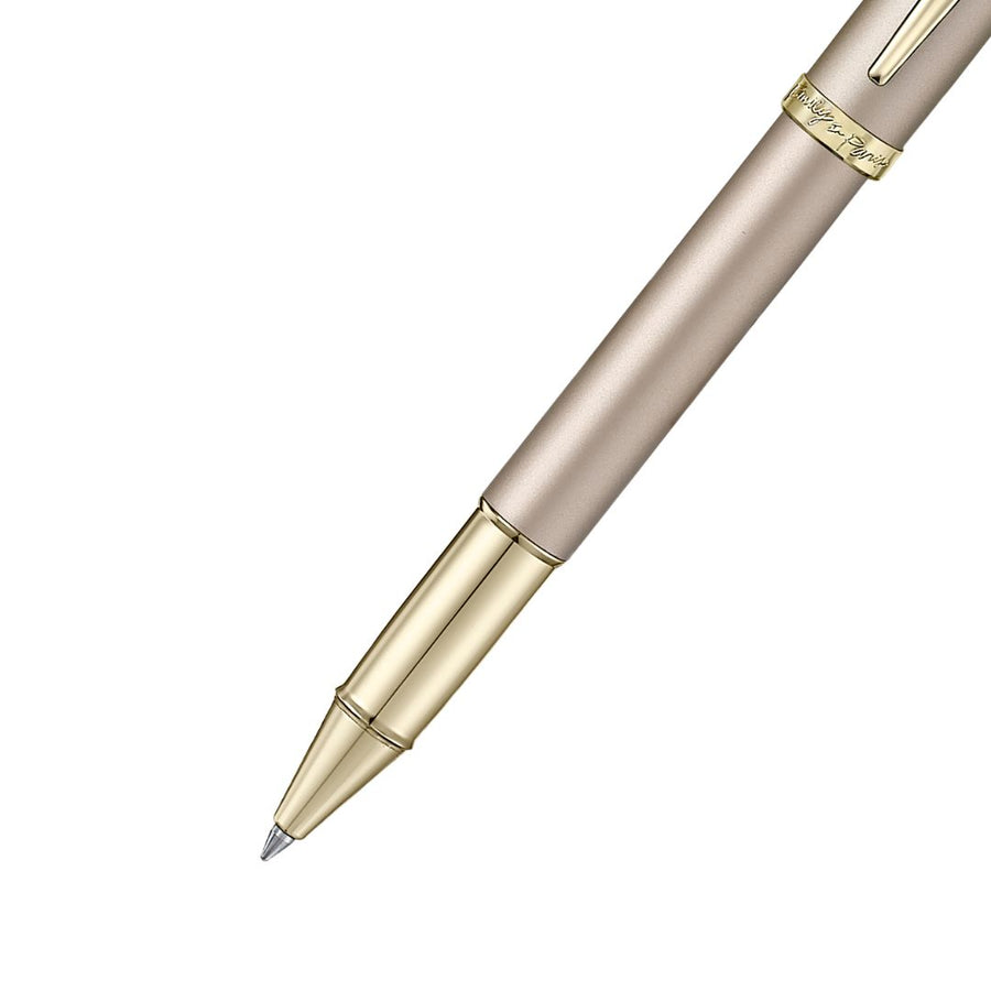 Sheaffer 100 Emily in Paris 9377 Champagne Gold Rollerball Pen – Champagne Gold