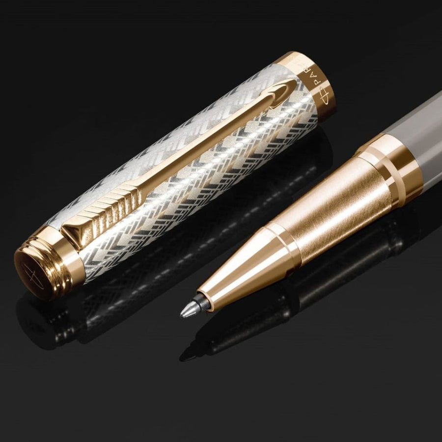 Parker Premium Ambient Deluxe Grey GT Roller Ball Pen