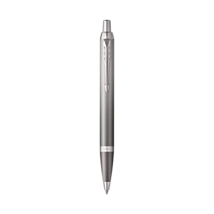 Parker IM Rituals Grey Gradient Ballpoint Pen with Chrome-Plated Trim