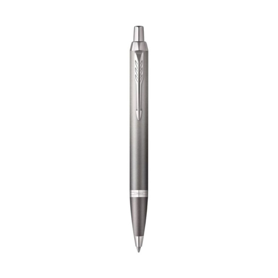 Parker IM Rituals Grey Gradient Ballpoint Pen with Chrome-Plated Trim
