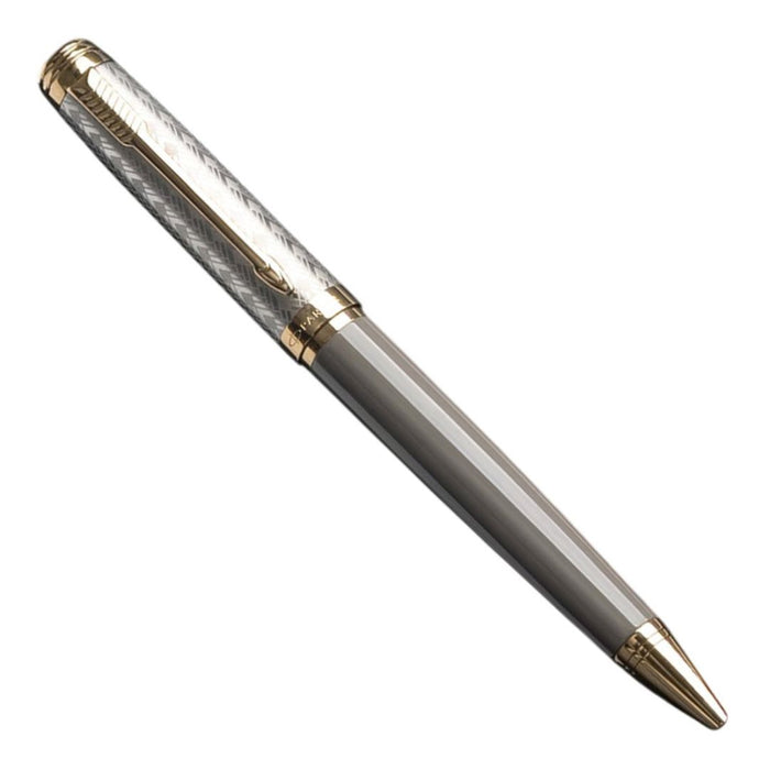 Parker Premium Ambient Deluxe Grey GT Ballpoint Pen