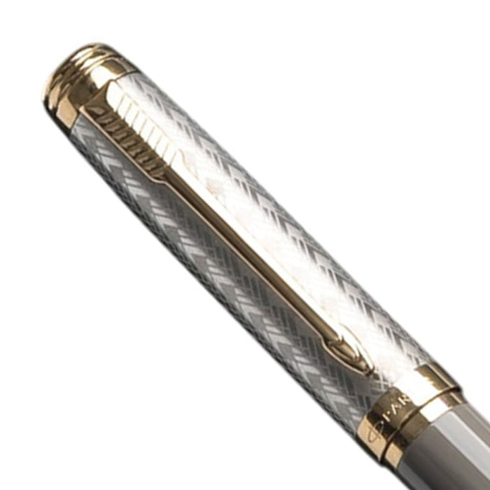 Parker Premium Ambient Deluxe Grey GT Ballpoint Pen