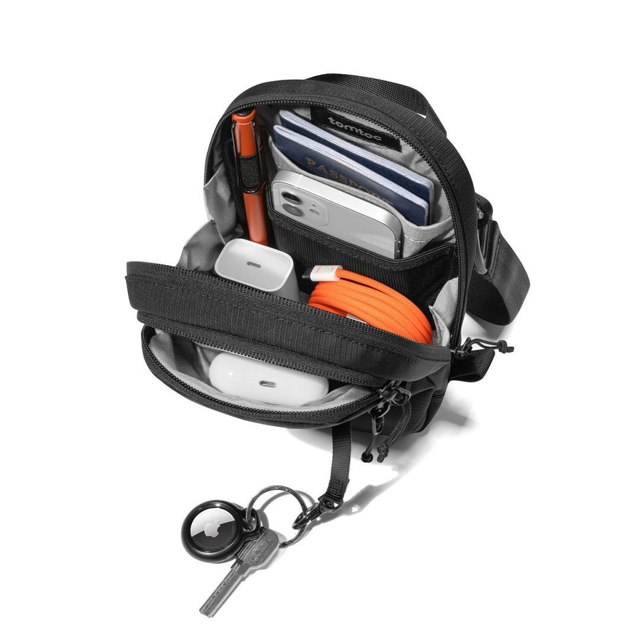 Tomtoc Aviator-T37 Travel Crossbody Bag 1.3L – Black